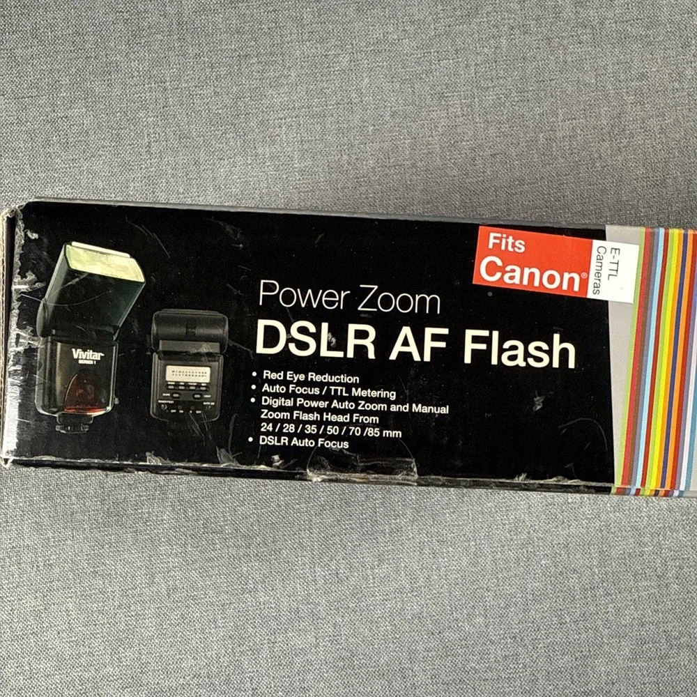 Vivitar Series 1 DSLR Flash ‎ AF Flash Fits Canon